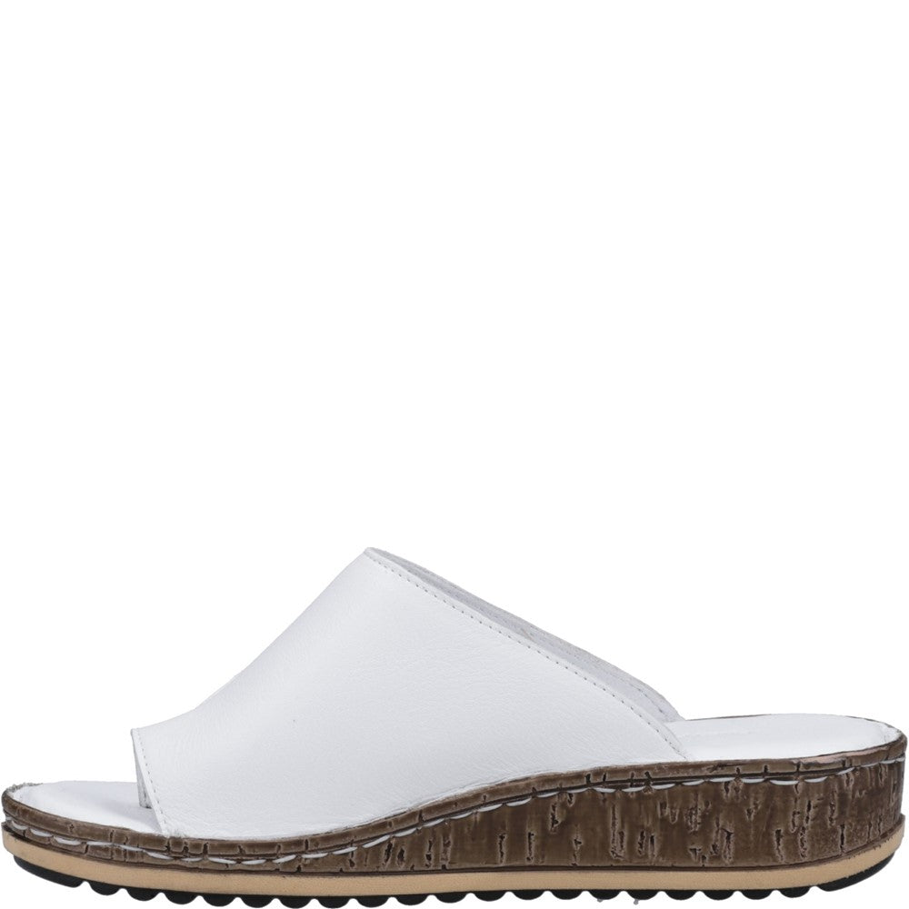 Sandal Ladies Summer White Hush Puppies Elissa Toepost Sandal
