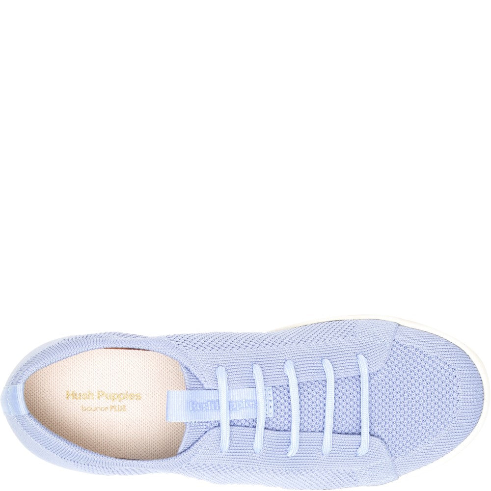 Ladies Sports Blue Hush Puppies Good Sneaker