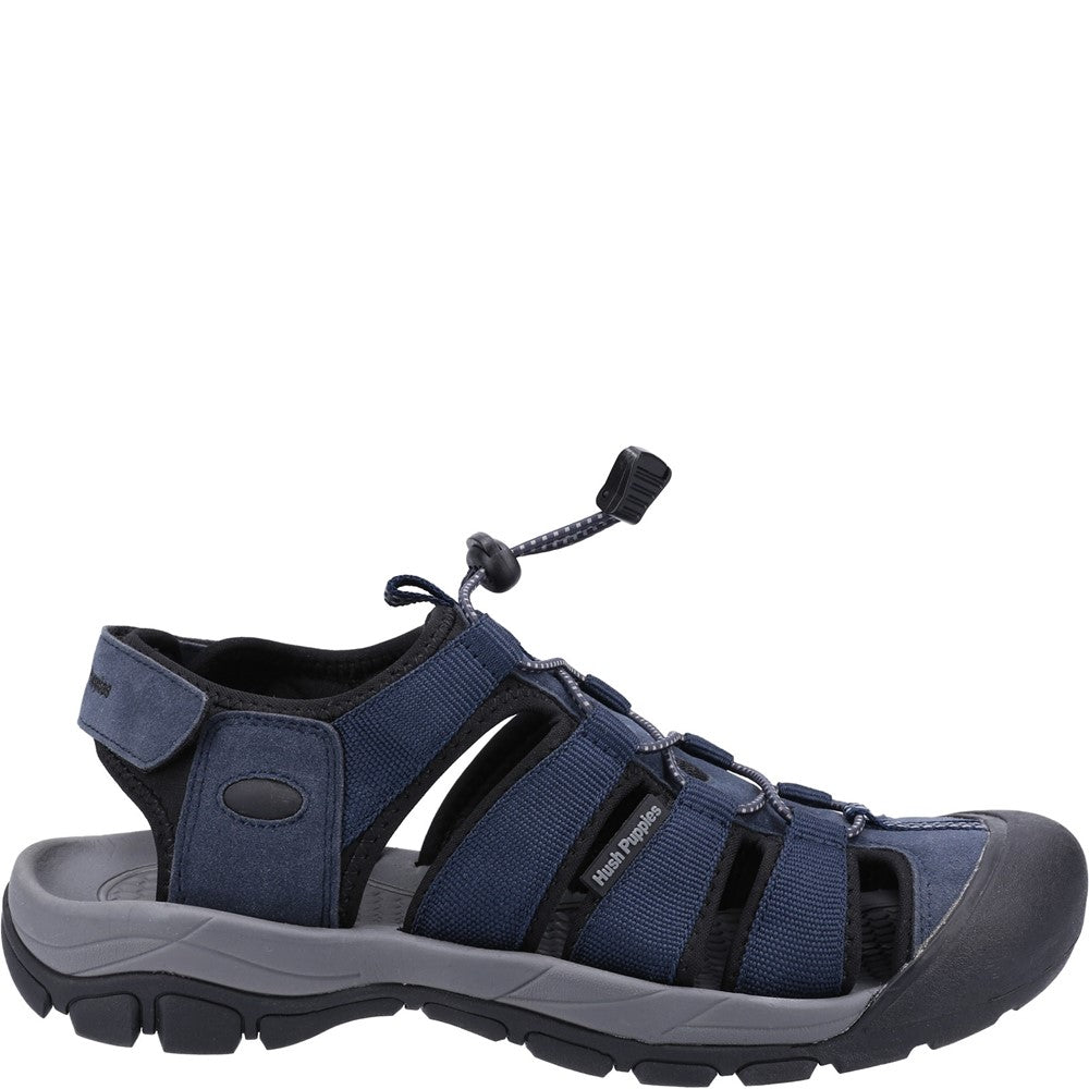 Sandal Mens Summer Navy Hush Puppies Peru Sandal