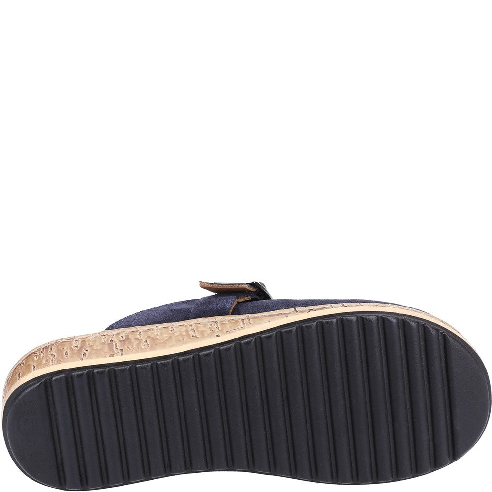 Sandal Ladies Summer Navy Hush Puppies Sorcha Mule Sandal