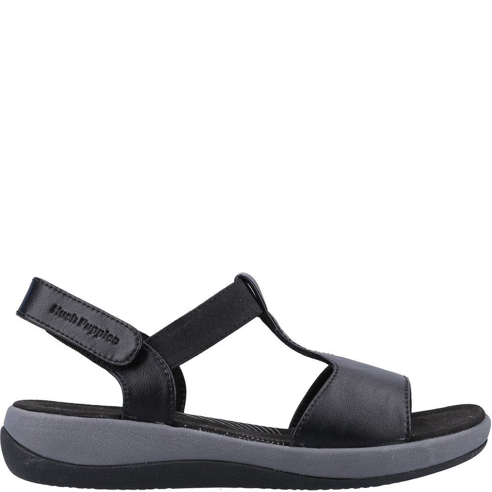 Sandal Ladies Summer Black Hush Puppies Sylvie Sandal