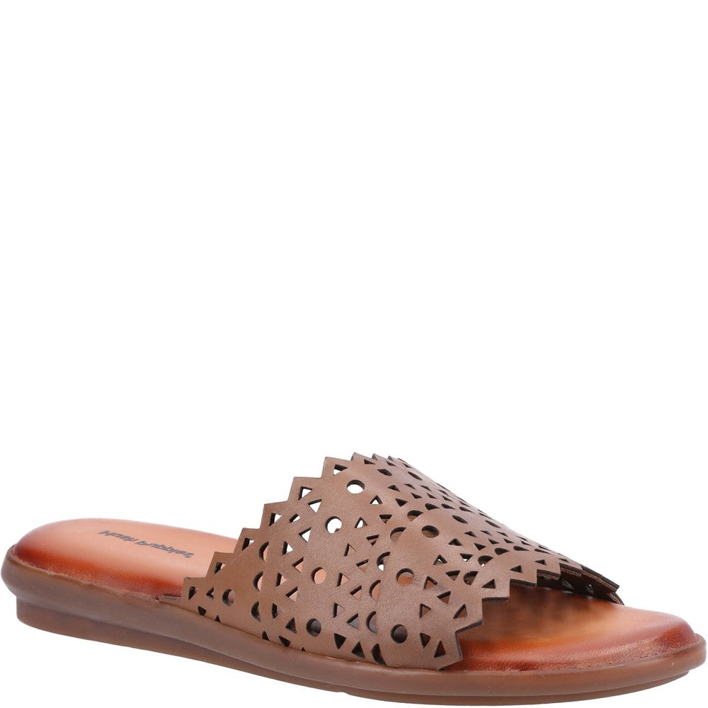 Sandal Ladies Summer Tan Hush Puppies Bryony Mule Sandal