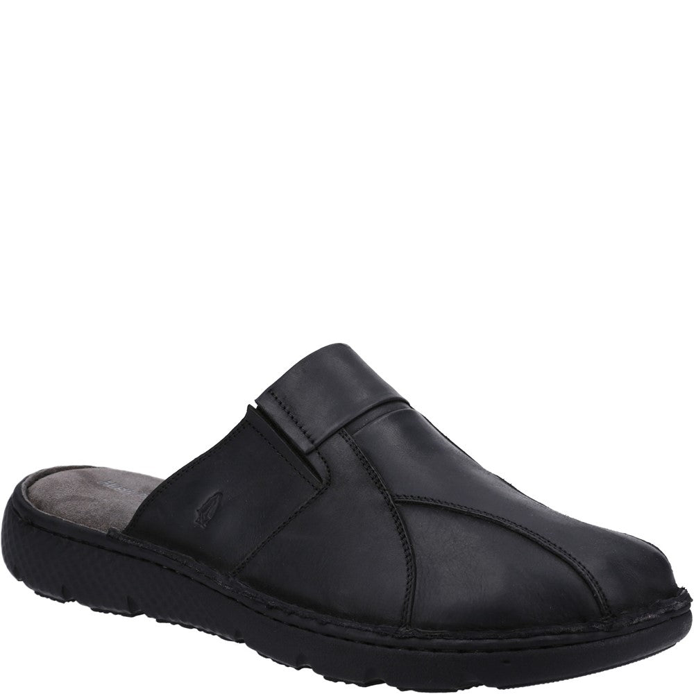 Sandal Mens Summer Black Hush Puppies Carson Mule Sandal