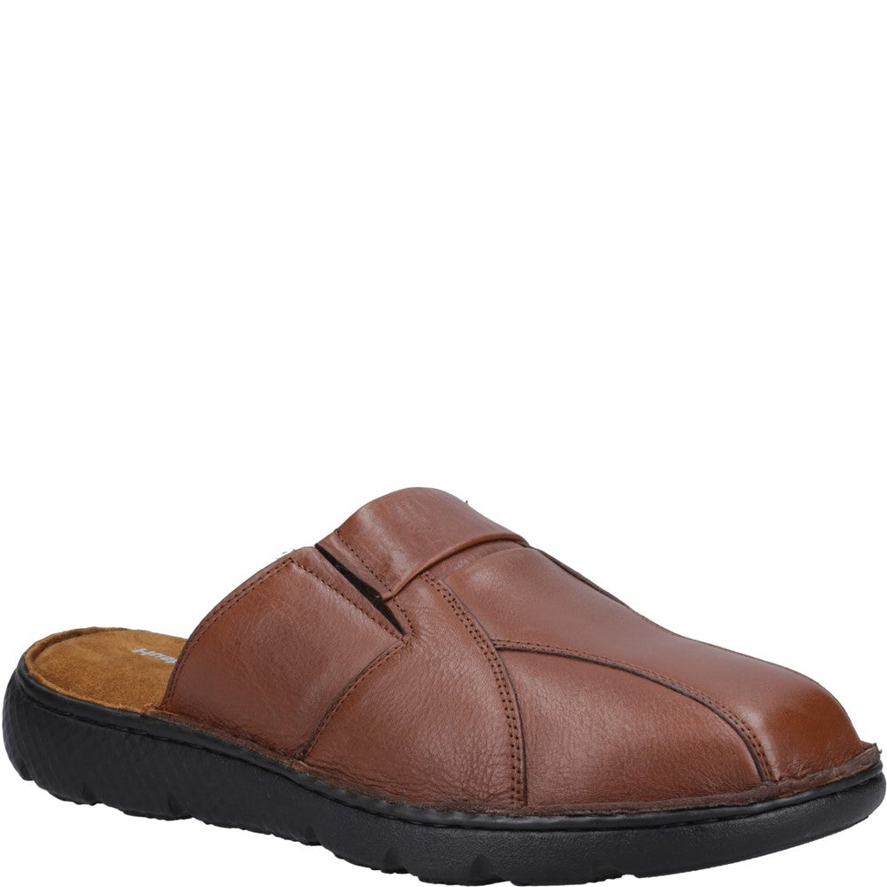 Sandal Mens Summer Brown Hush Puppies Carson Mule Sandal