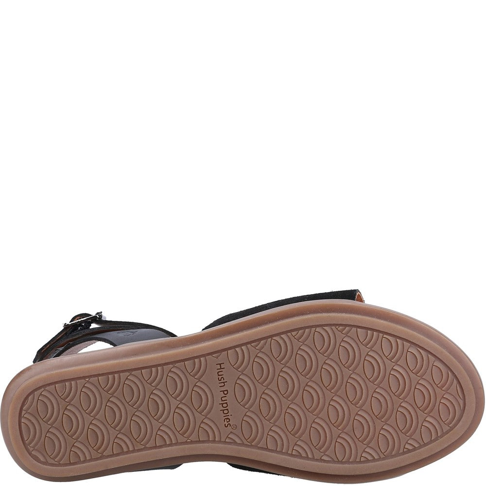 Sandal Ladies Summer Black Hush Puppies Kristie Sandal
