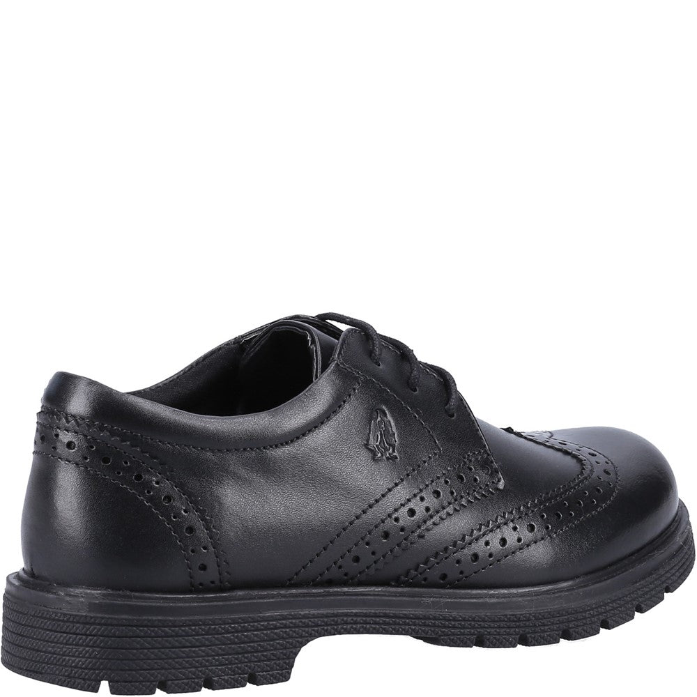 Girls BTS FLFR Black Hush Puppies Sally Senior