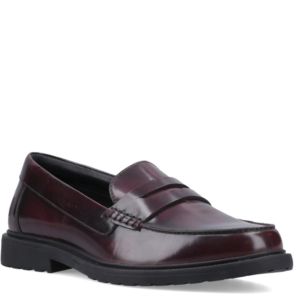 Slip On Ladies Shoes Plum Hush Puppies Verity Shoe