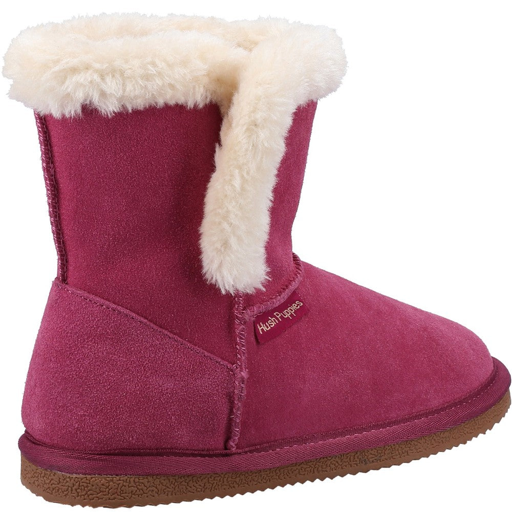 Childrens Slippers Rose Hush Puppies Ashlynn Slipper