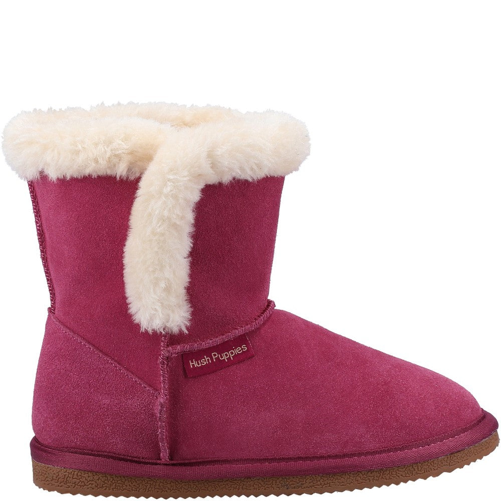 Childrens Slippers Rose Hush Puppies Ashlynn Slipper