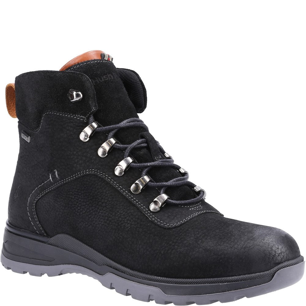 Mens Boots Black Hush Puppies Paul Boot