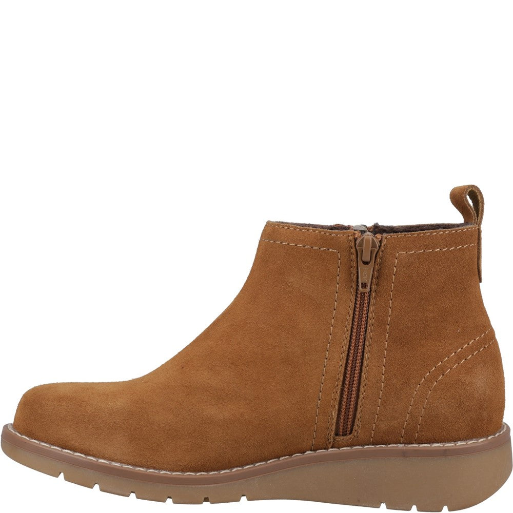 Ladies Ankle Boots Tan Hush Puppies Libby Boot