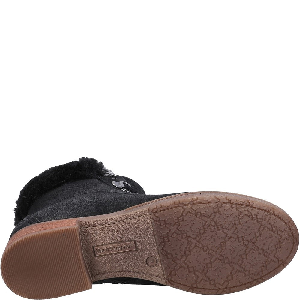 Ladies Ankle Boots Black Hush Puppies Effie Boot