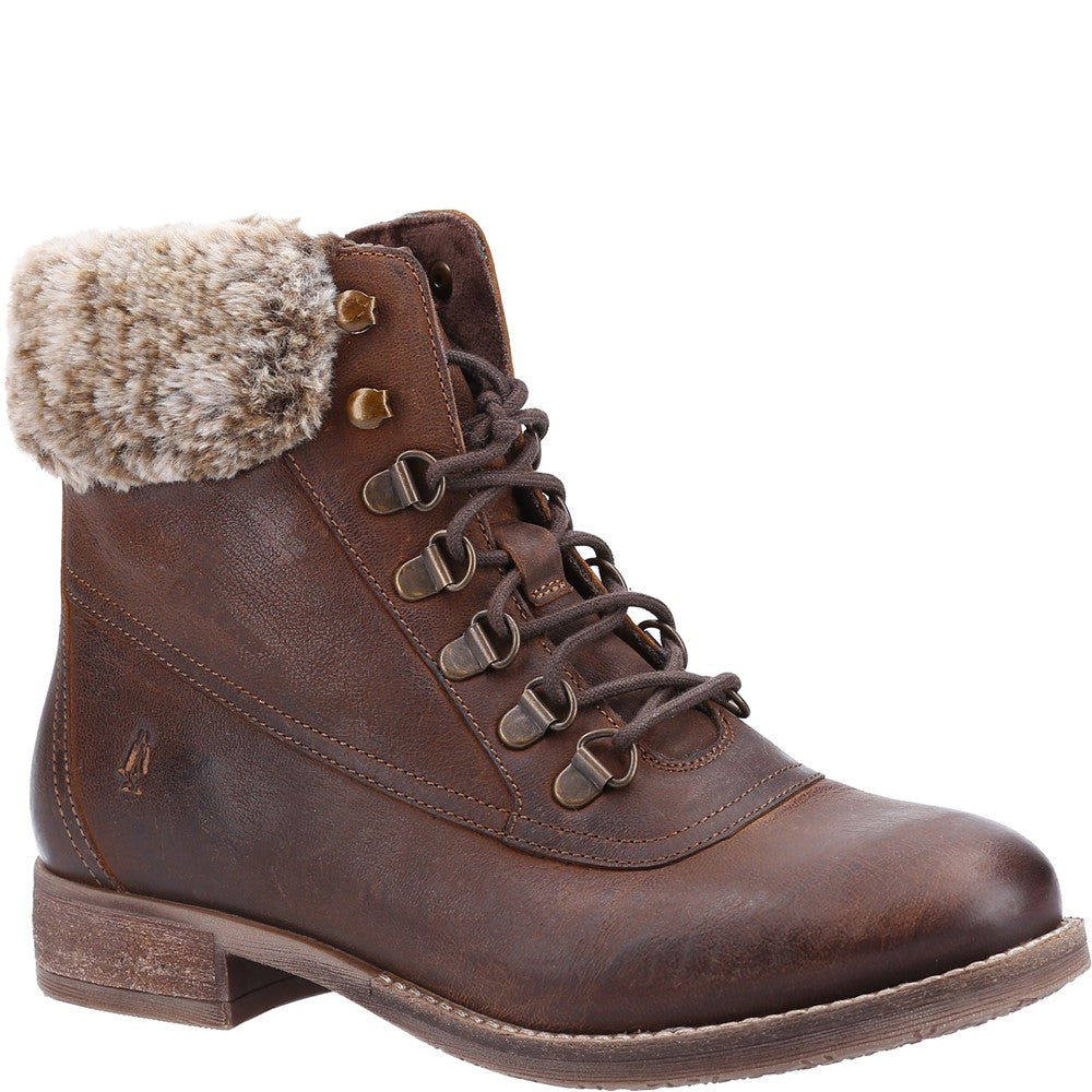 Ladies Ankle Boots Brown Hush Puppies Effie Boot