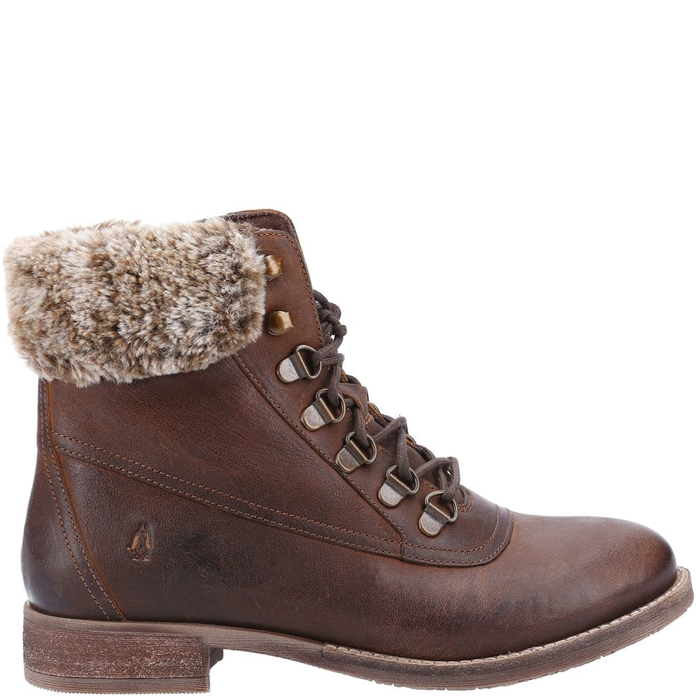 Ladies Ankle Boots Brown Hush Puppies Effie Boot