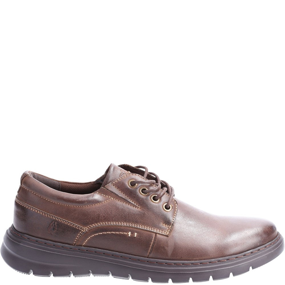 Mens Classic Lace Shoes Brown Hush Puppies Triton Shoe