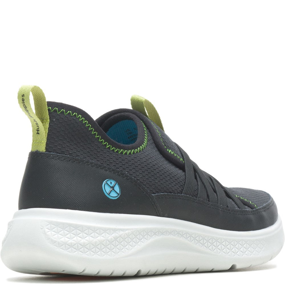 Ladies Sports Black Hush Puppies Elevate Step In Boot