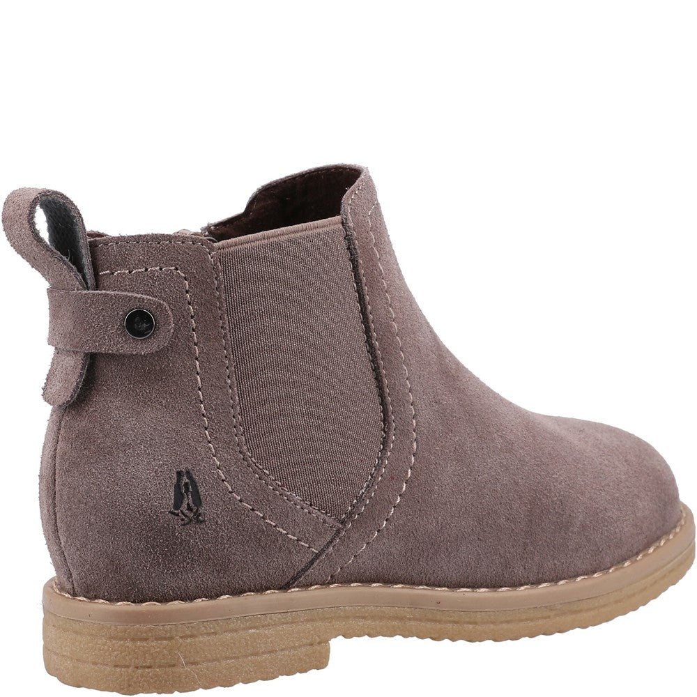Girls Boots Grey Hush Puppies Mini Maddy Boot