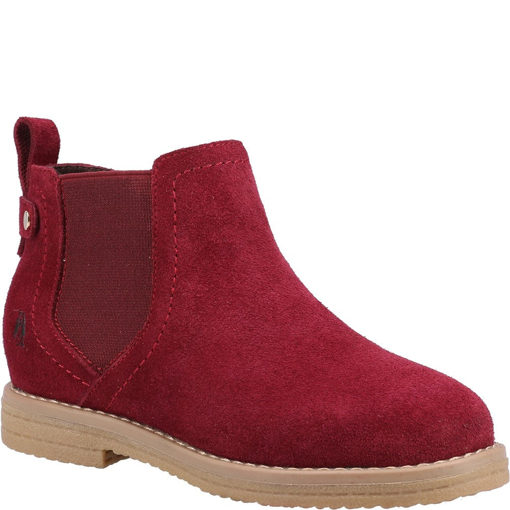 Girls Boots Red Hush Puppies Mini Maddy Boot
