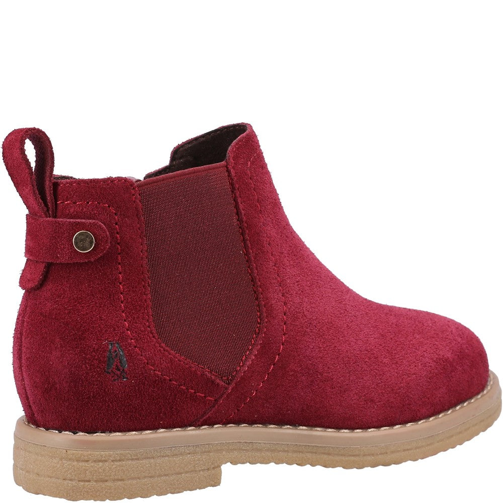 Girls Boots Red Hush Puppies Mini Maddy Boot