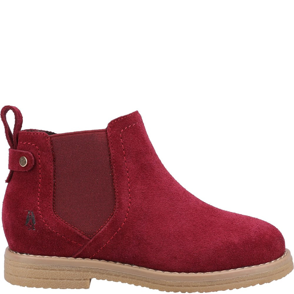Girls Boots Red Hush Puppies Mini Maddy Boot