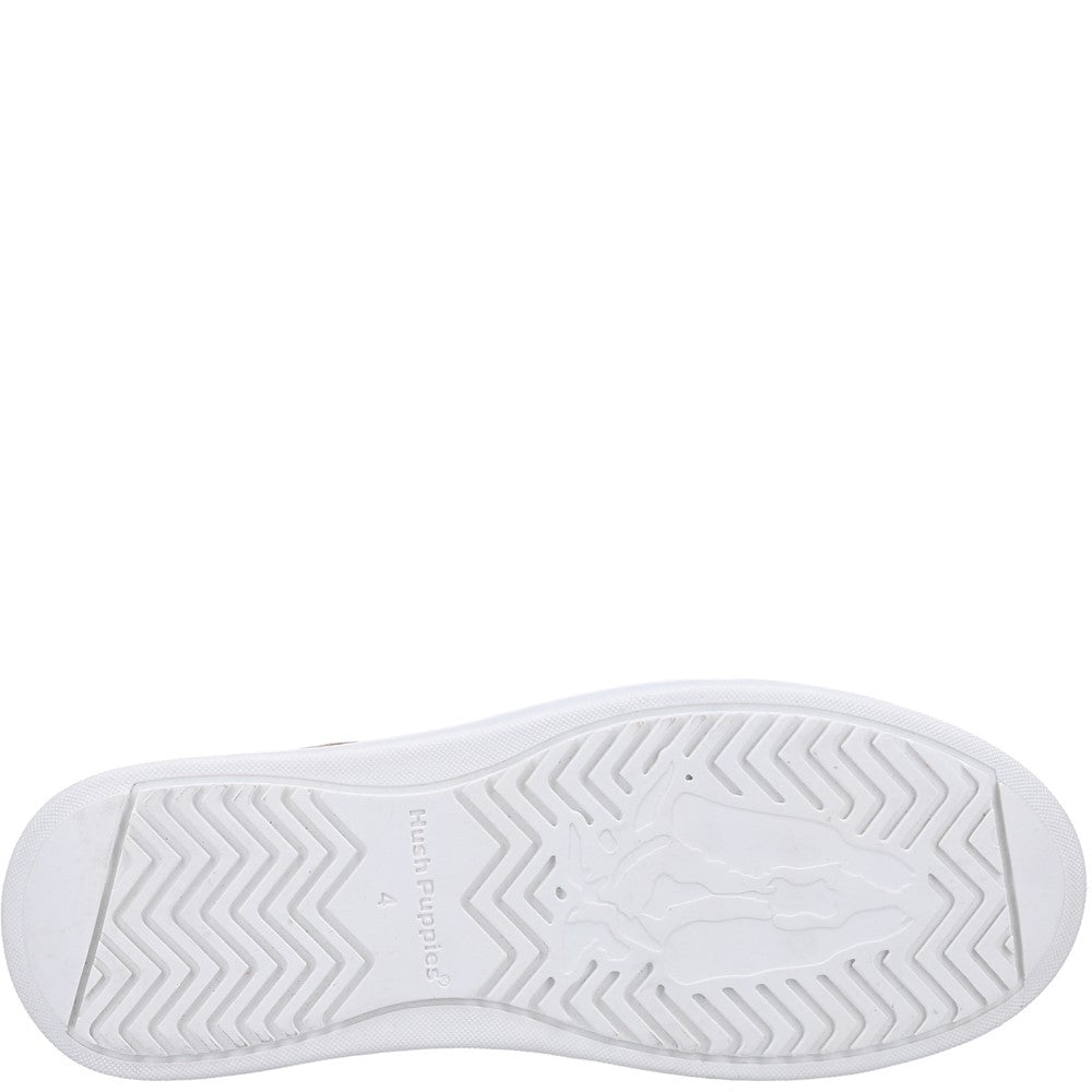 Ladies Sports Blush Hush Puppies Camille Lace Cupsole