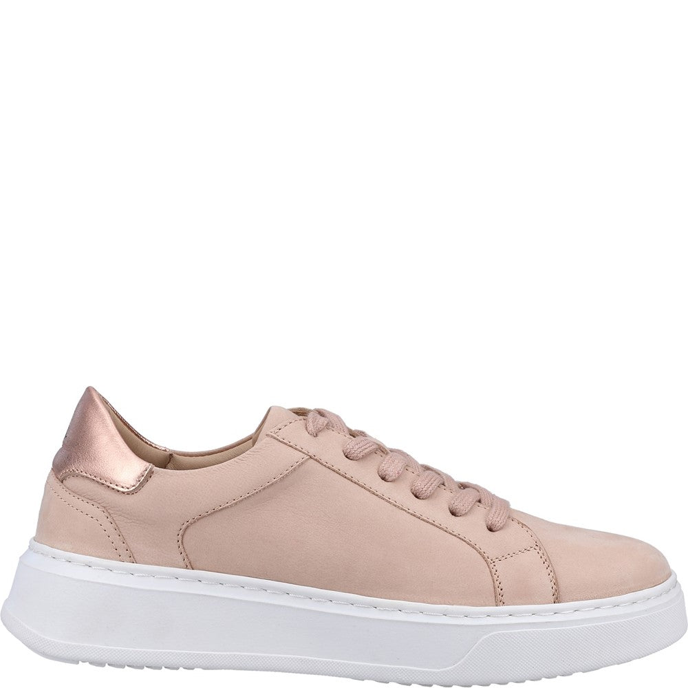 Ladies Sports Blush Hush Puppies Camille Lace Cupsole
