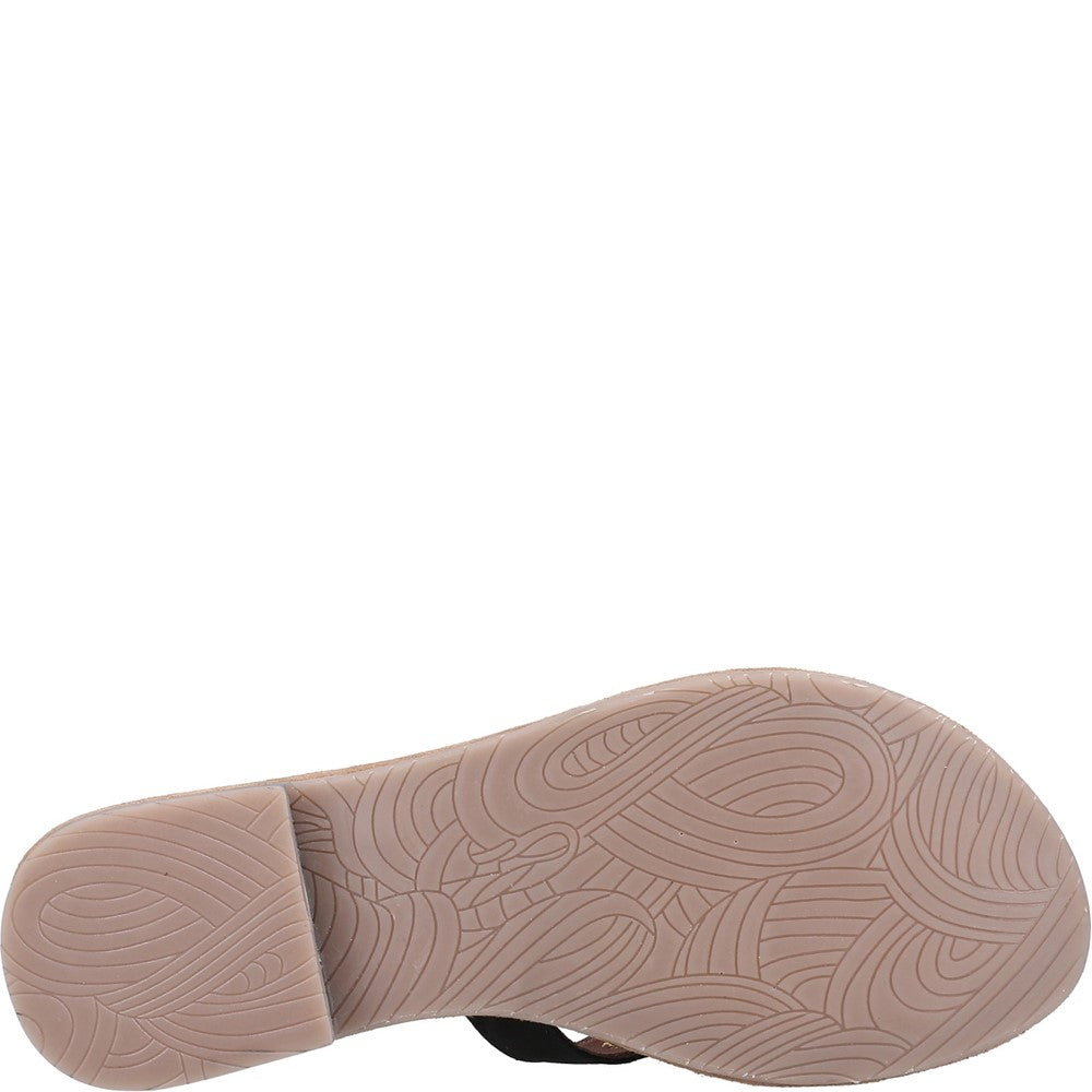 Sandal Ladies Summer Black Hush Puppies Alexandra Mule Sandal