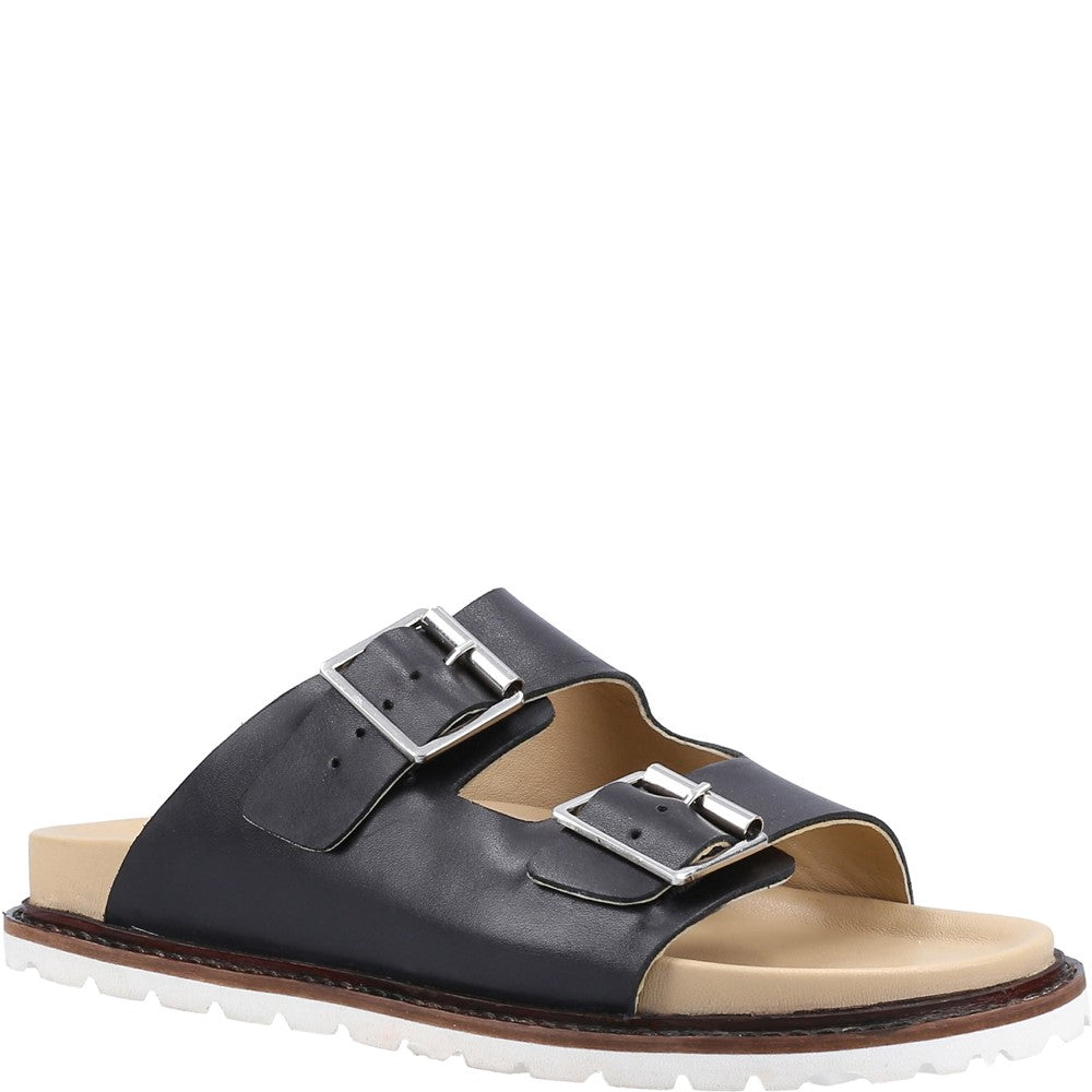 Sandal Ladies Summer Black Hush Puppies Blakely Mule Sandal