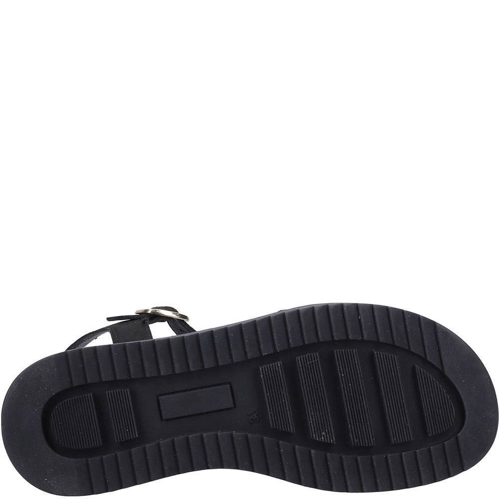 Sandal Ladies Summer Black Hush Puppies Cassie Sandal
