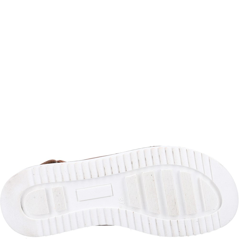 Sandal Ladies Summer Tan Hush Puppies Clarissa Cross Over Sand