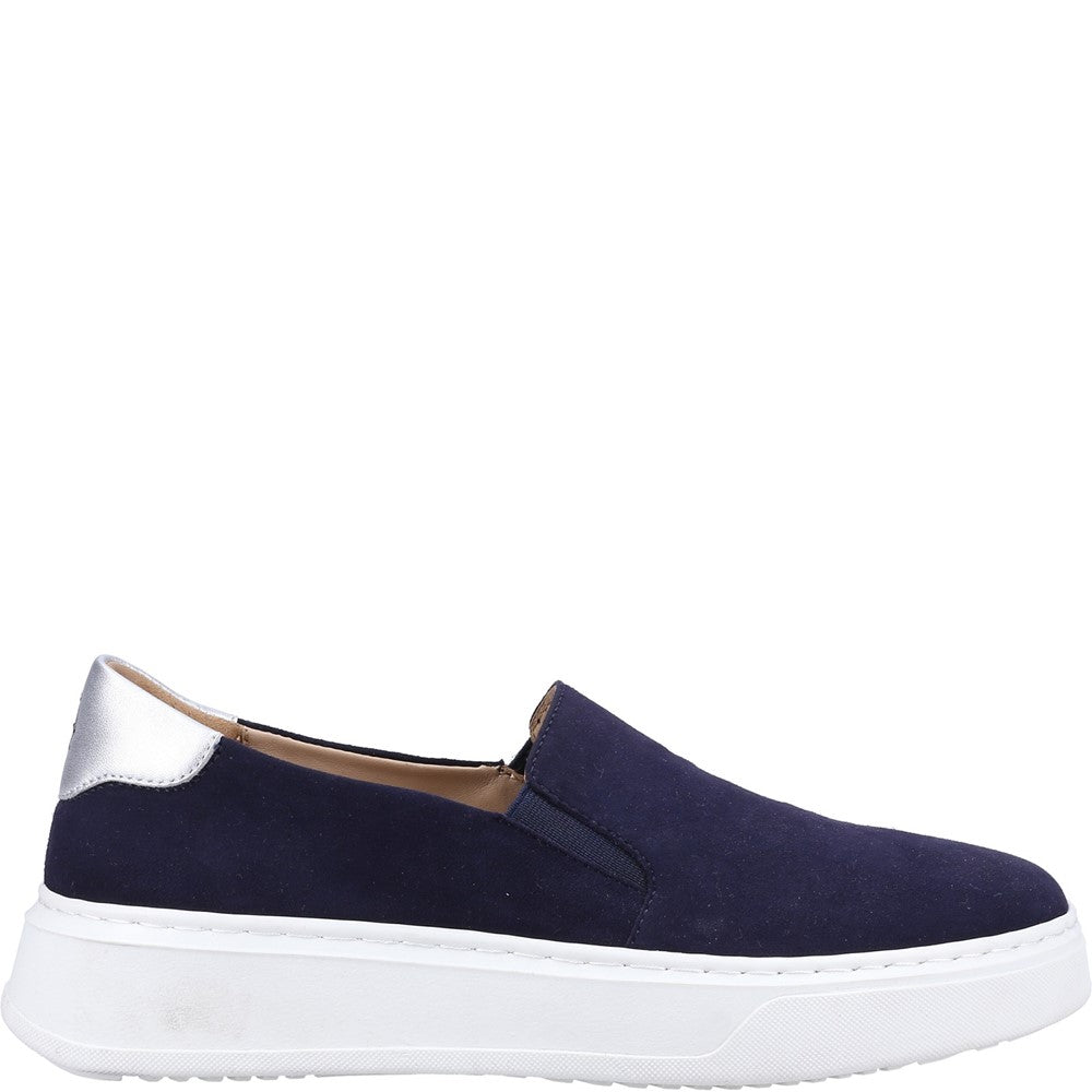 Ladies Sports Navy Hush Puppies Corinne Slip On Cupsole