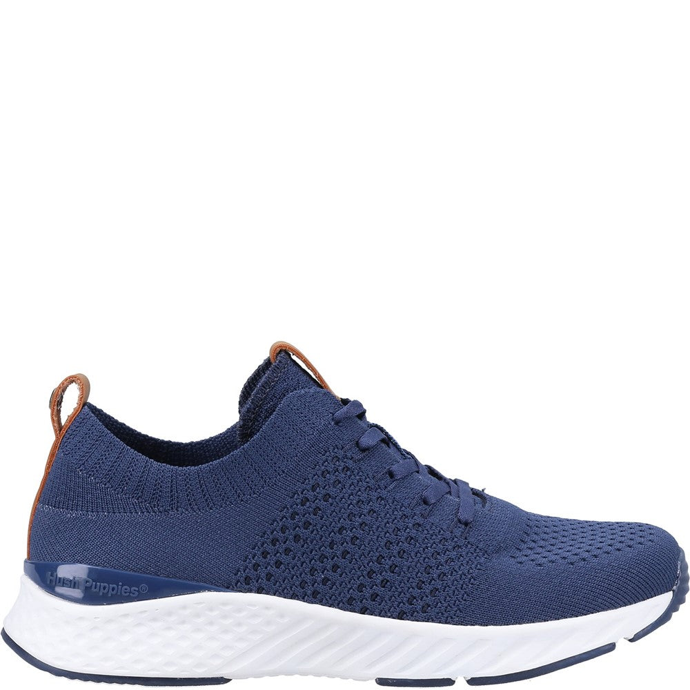 Ladies Sports Navy Hush Puppies Opal Trainer