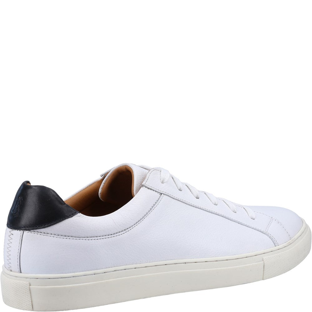 Mens Sports White Hush Puppies Colton Cupsole