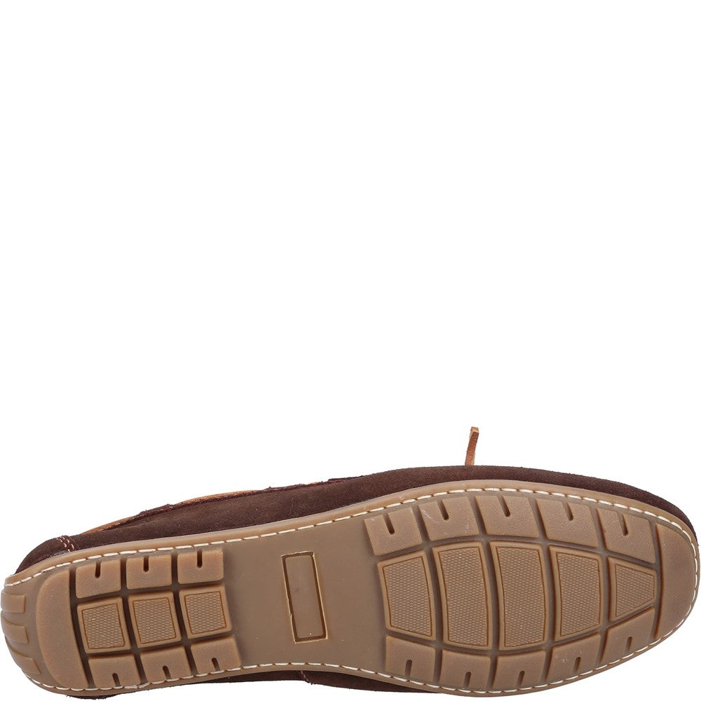 Slip On Mens Summer Brown Hush Puppies Reuben Boat Shoe