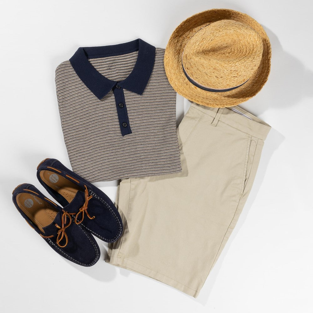 Slip On Mens Summer Navy Hush Puppies Reuben Boat Shoe