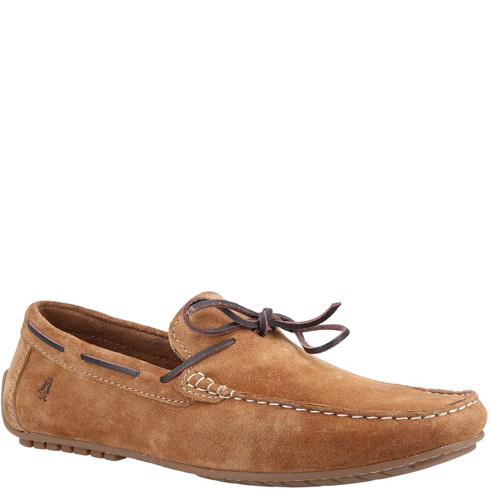 Slip On Mens Summer Tan Hush Puppies Reuben Boat Shoe
