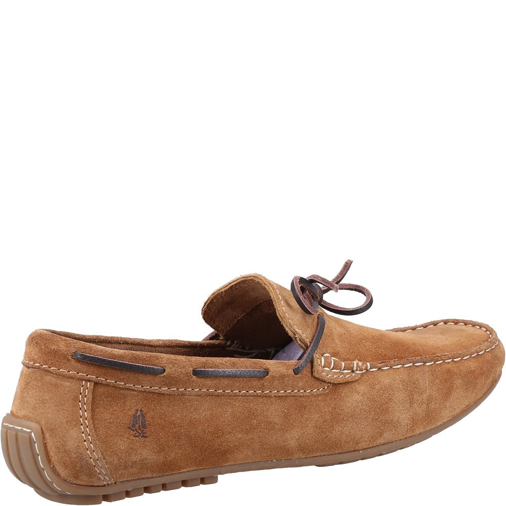 Slip On Mens Summer Tan Hush Puppies Reuben Boat Shoe