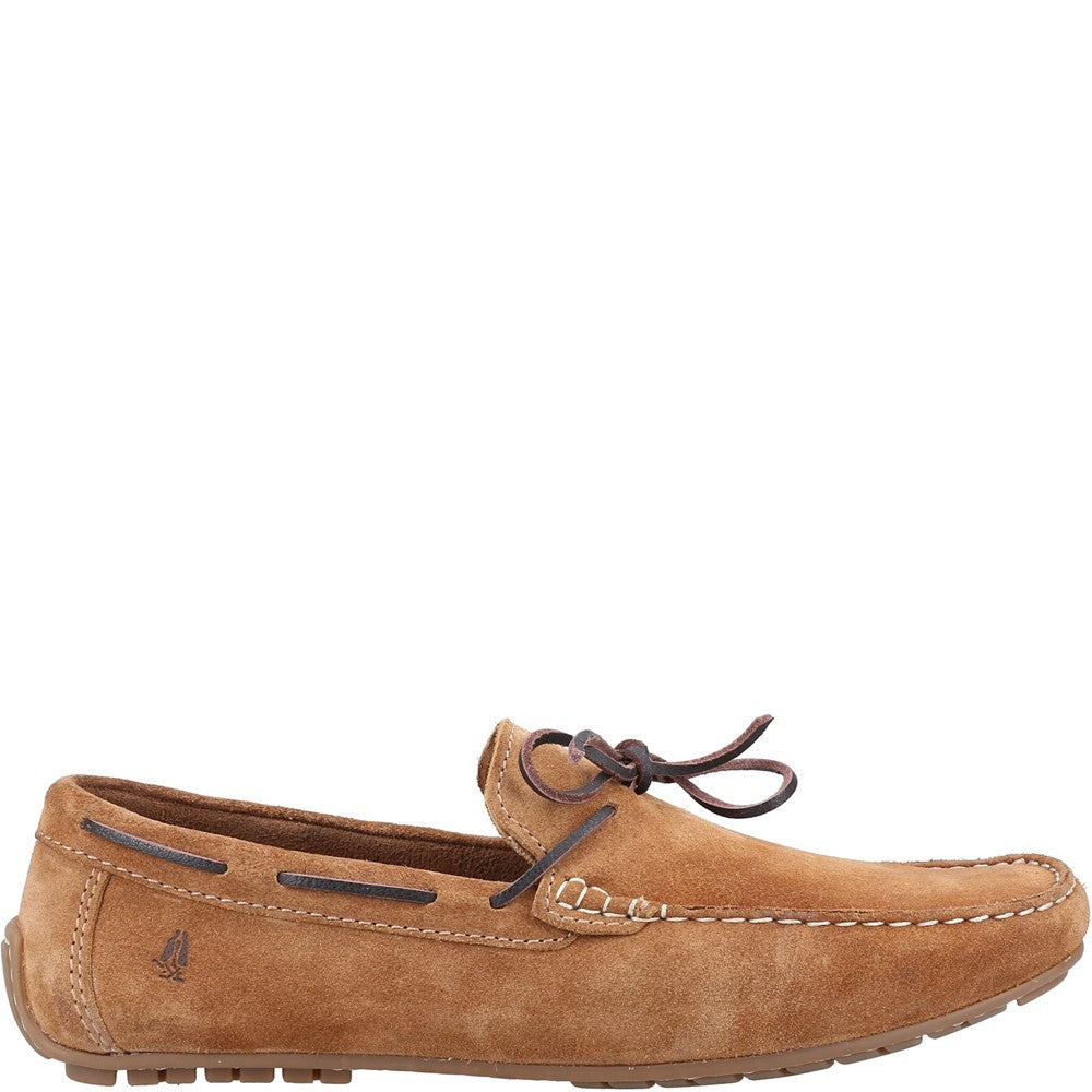 Slip On Mens Summer Tan Hush Puppies Reuben Boat Shoe