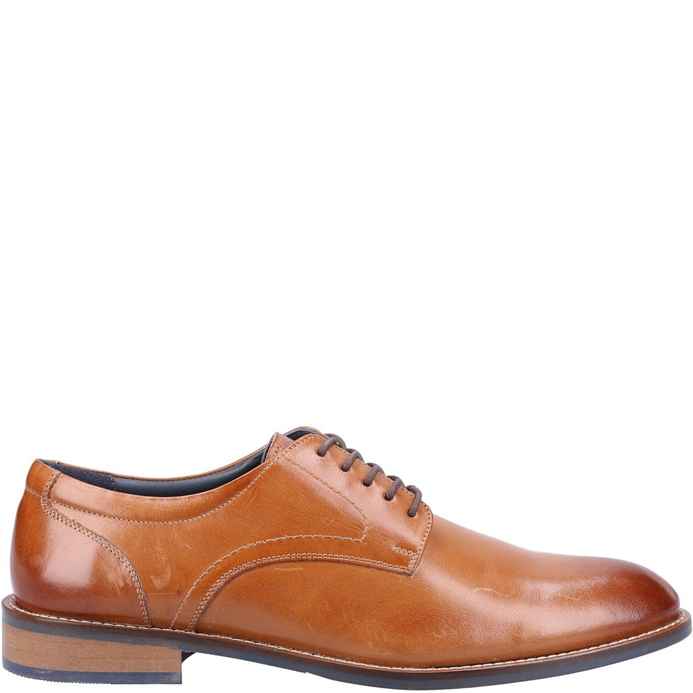 Mens Formal Lace Up Shoes Tan Hush Puppies Damien Lace Up Shoe