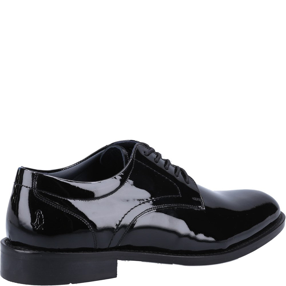 Mens Formal Lace Up Shoes Black Hush Puppies Damien Lace Up Patent Shoe