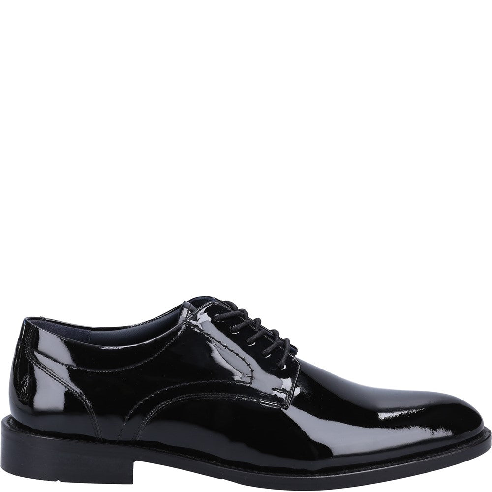 Mens Formal Lace Up Shoes Black Hush Puppies Damien Lace Up Patent Shoe