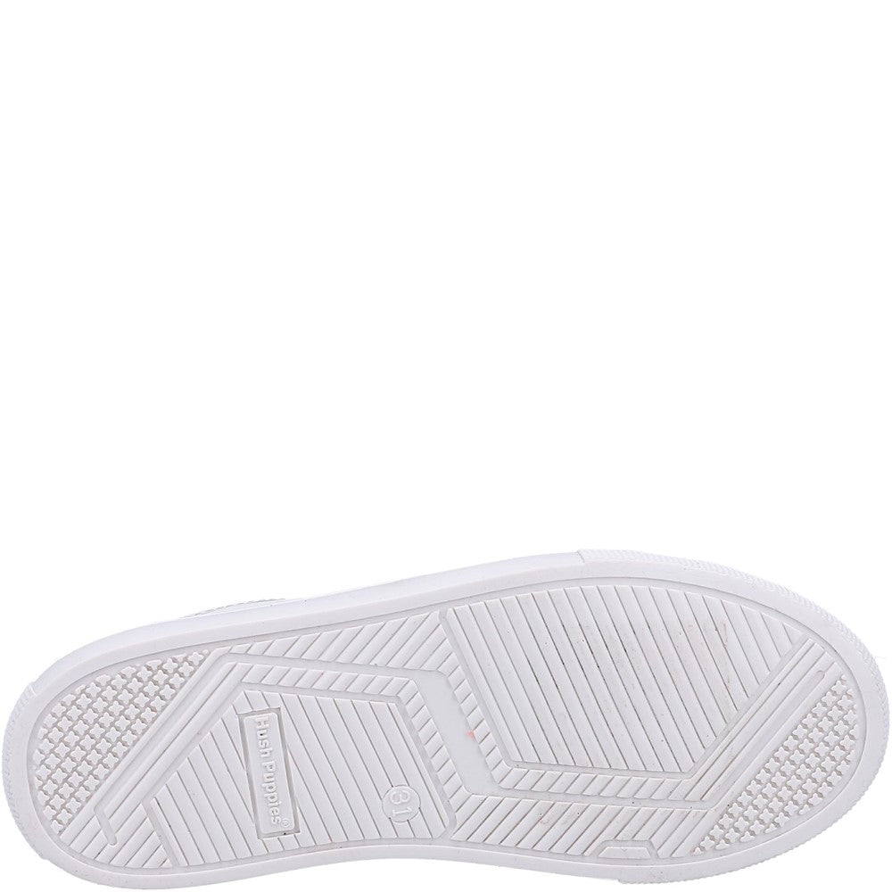 BOYS SUMMER White Hush Puppies Mini Colton Shoe