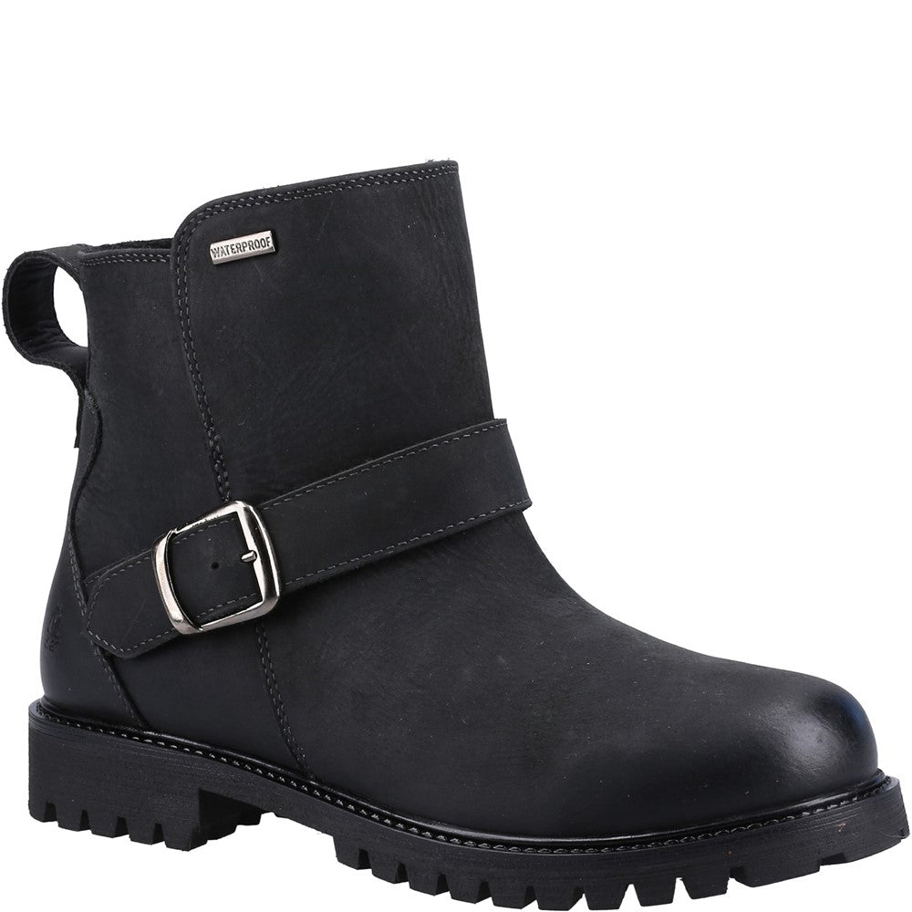Ladies Ankle Boots Black Hush Puppies Wakely Boot