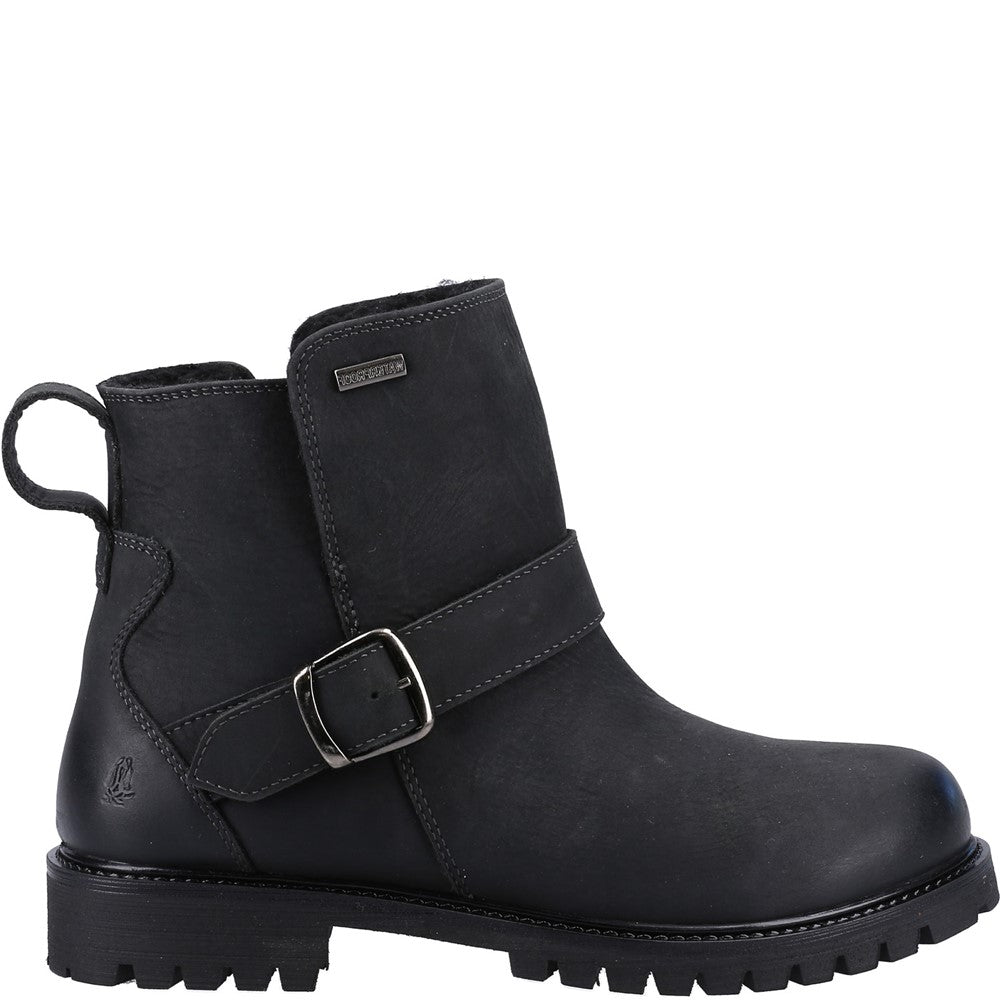 Ladies Ankle Boots Black Hush Puppies Wakely Boot