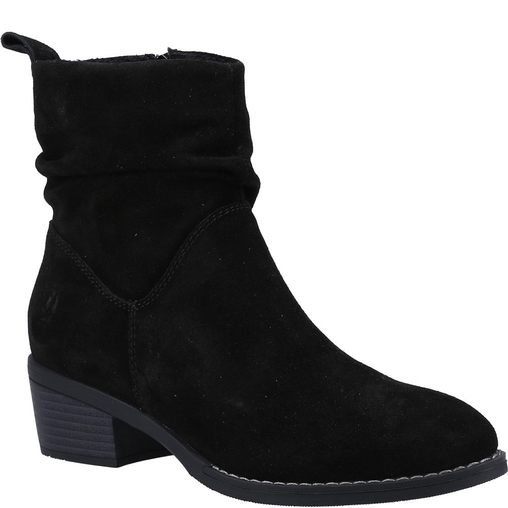 Ladies Ankle Boots Black Hush Puppies Iris Boot