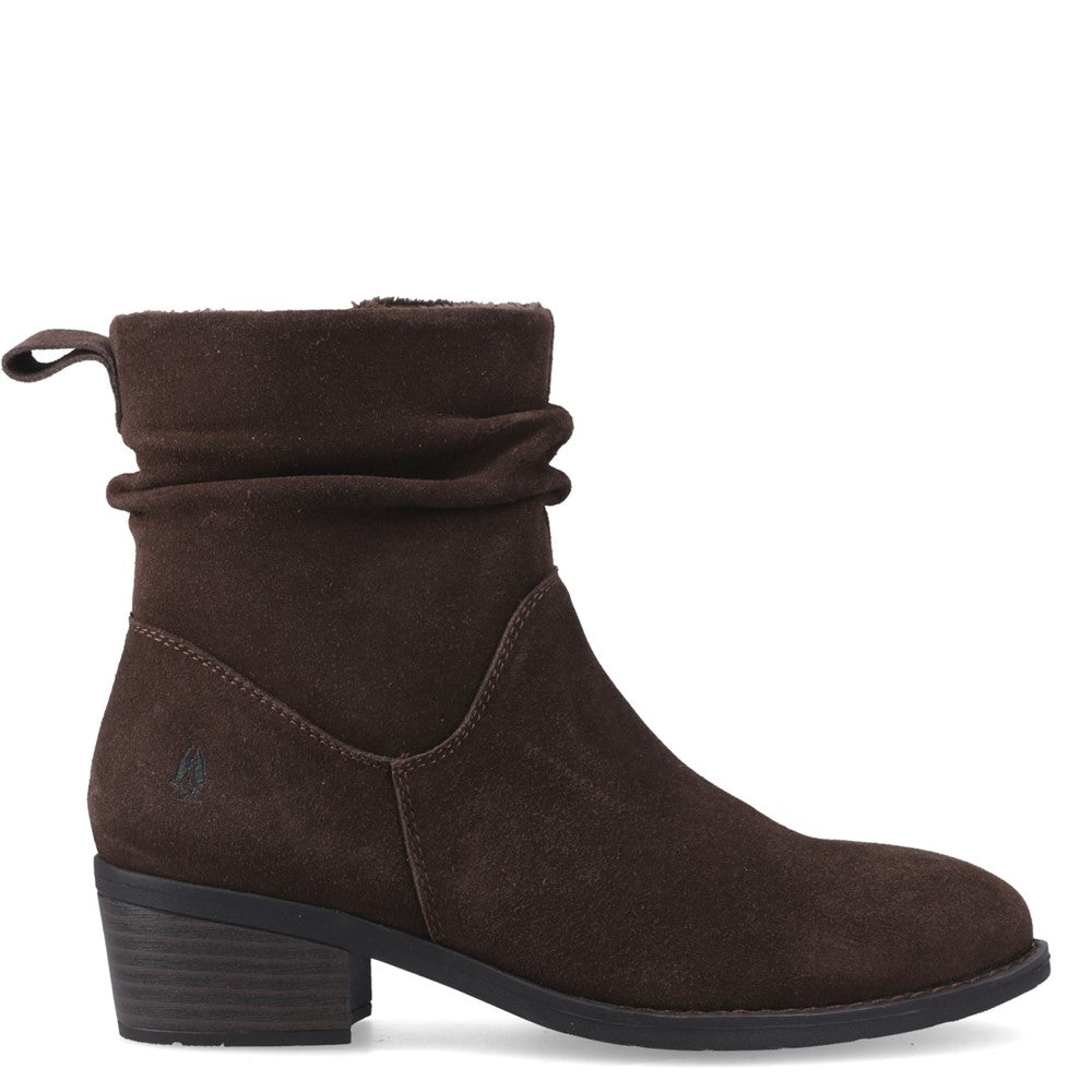 Ladies Ankle Boots Chocolate Hush Puppies Iris Boot