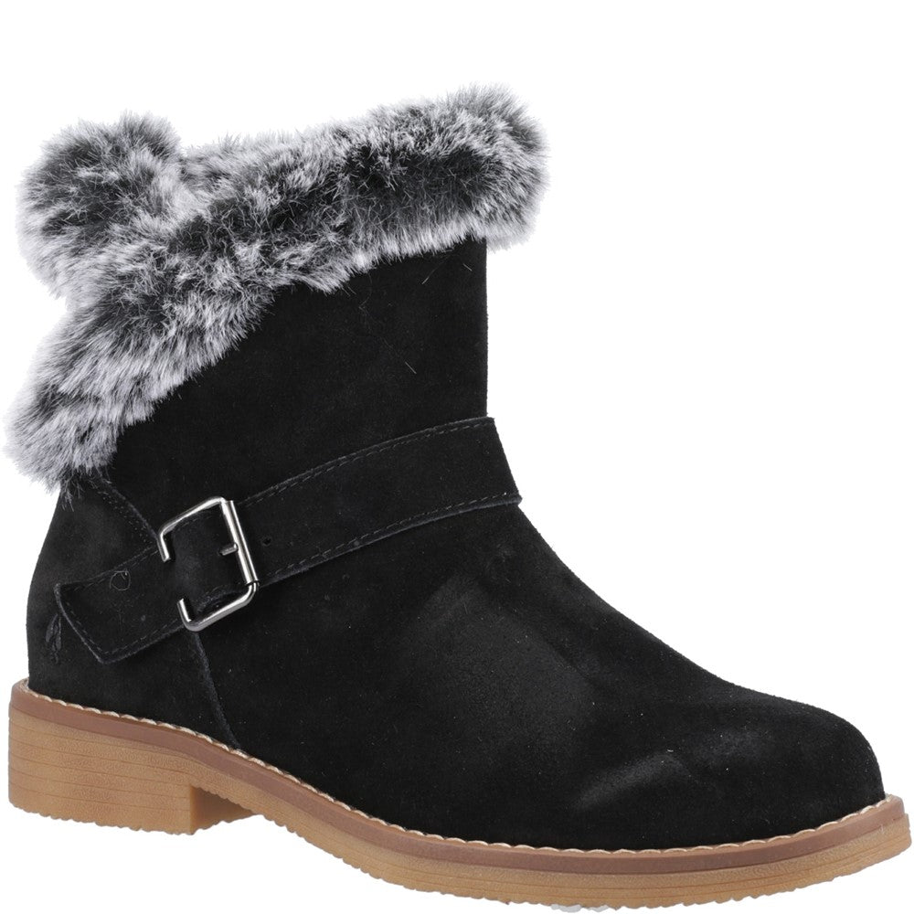 Ladies Ankle Boots Black Hush Puppies Hannah Boot