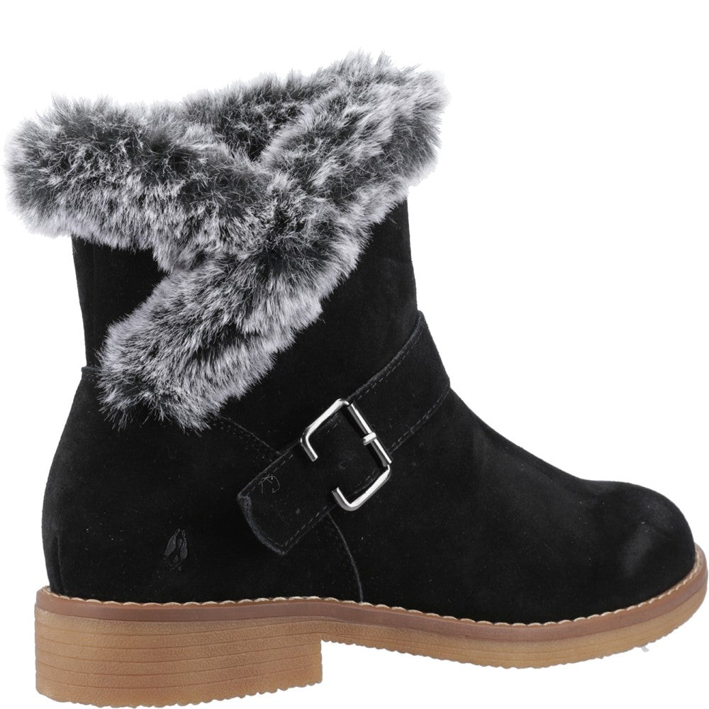 Ladies Ankle Boots Black Hush Puppies Hannah Boot