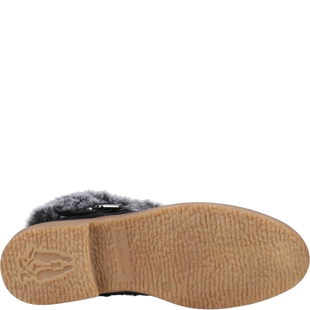 Ladies Ankle Boots Black Hush Puppies Hannah Boot