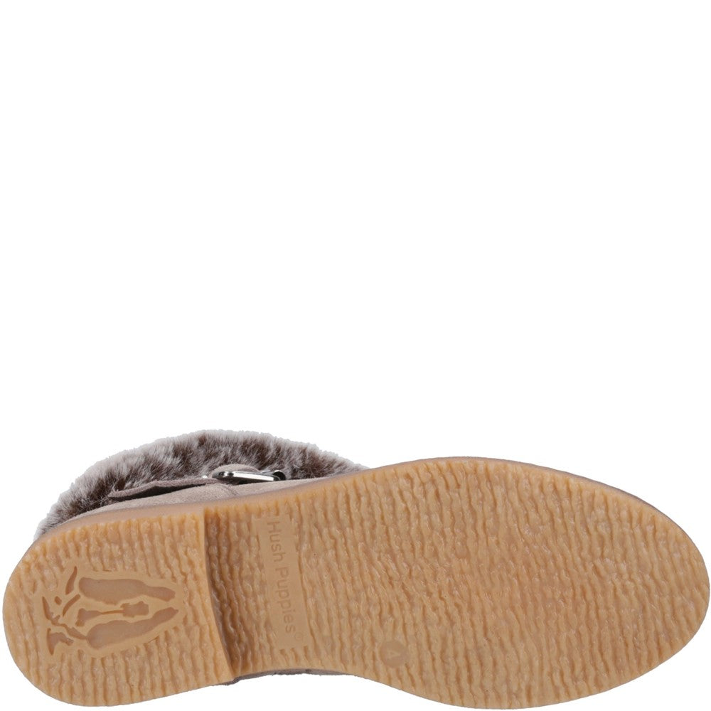 Ladies Ankle Boots Taupe Hush Puppies Hannah Boot
